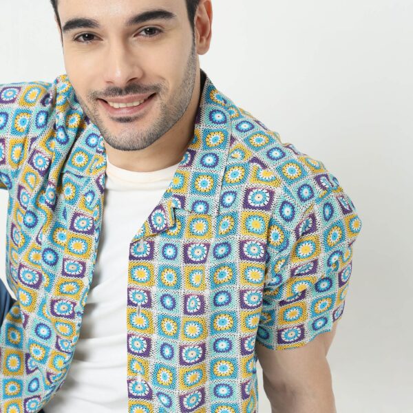 Regular Fit Printed Shirt - Image 19