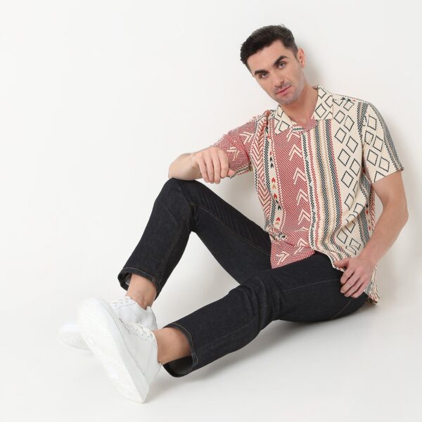 Regular Fit Printed Shirt - Image 36