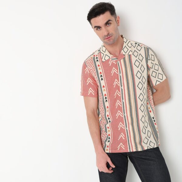 Regular Fit Printed Shirt - Image 37