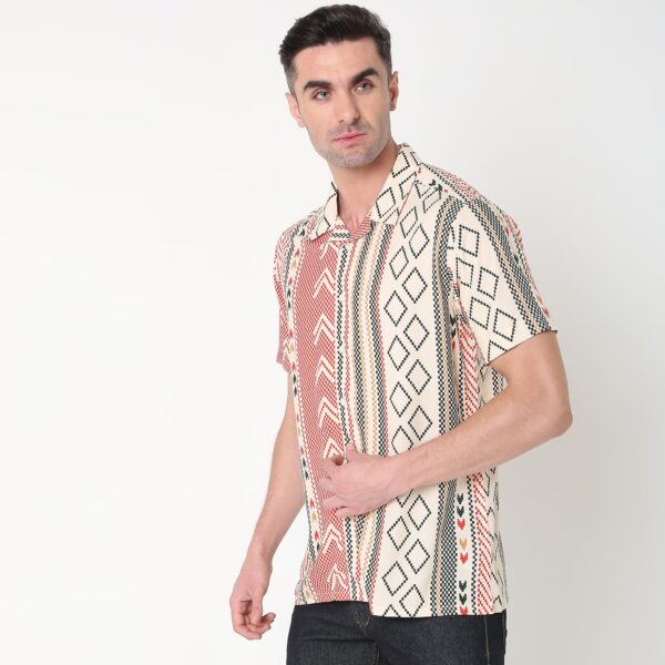 Regular Fit Printed Shirt - Image 40