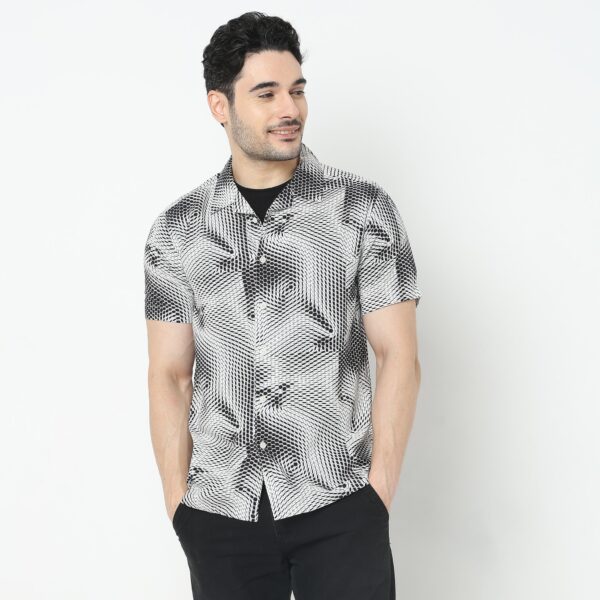 Regular Fit Printed Shirt - Image 27