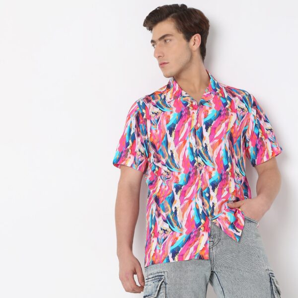 Regular Fit Printed Shirt - Image 12