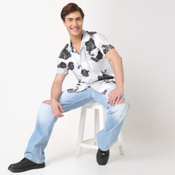 Regular Fit Printed Shirt - Image 16