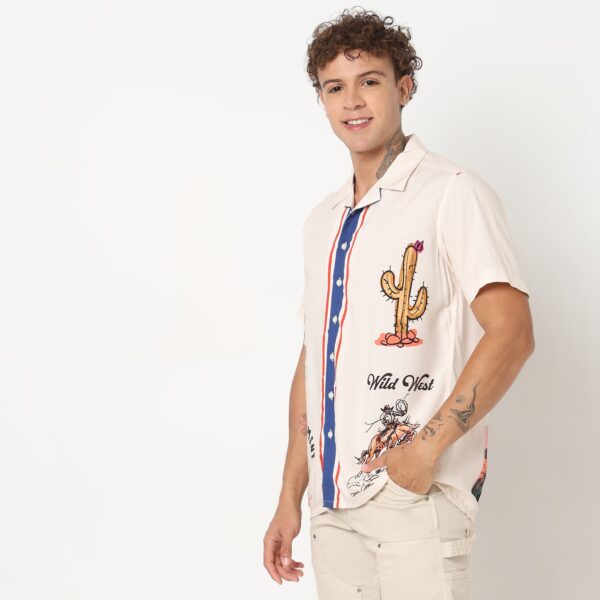 Regular Fit Printed Shirt - Image 10