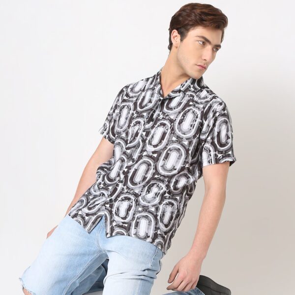 Regular Fit Printed Shirt - Image 27