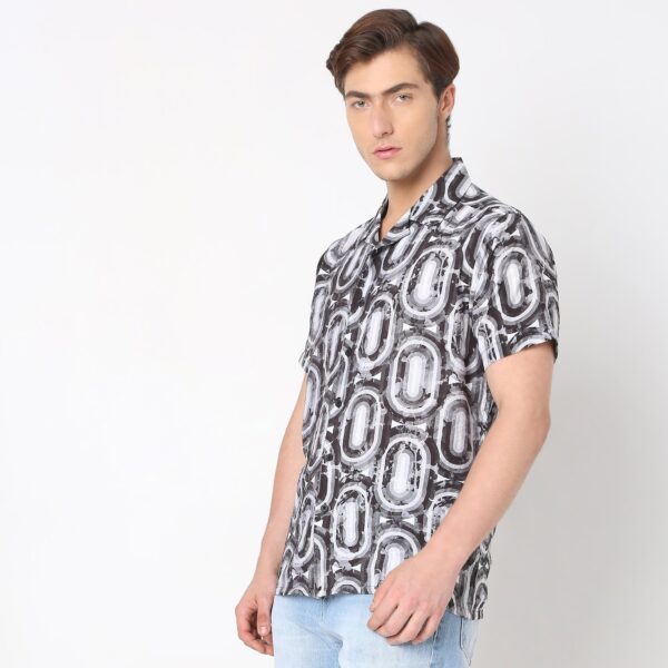 Regular Fit Printed Shirt - Image 30