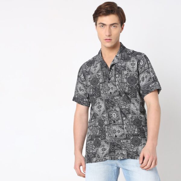 Regular Fit Printed Shirt - Image 32