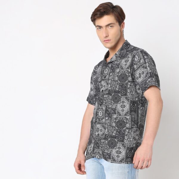 Regular Fit Printed Shirt - Image 35