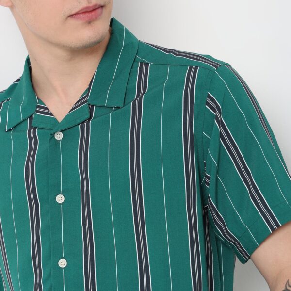 Regular Fit Striped Shirt - Image 4