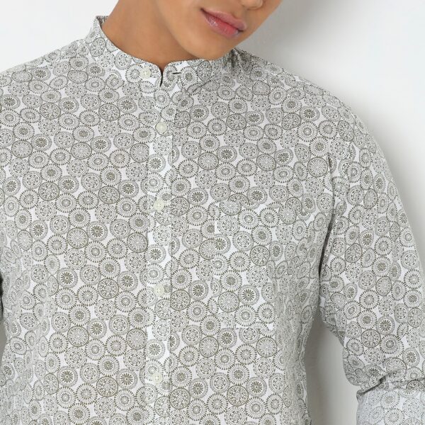 Regular Fit Printed Shirt - Image 4