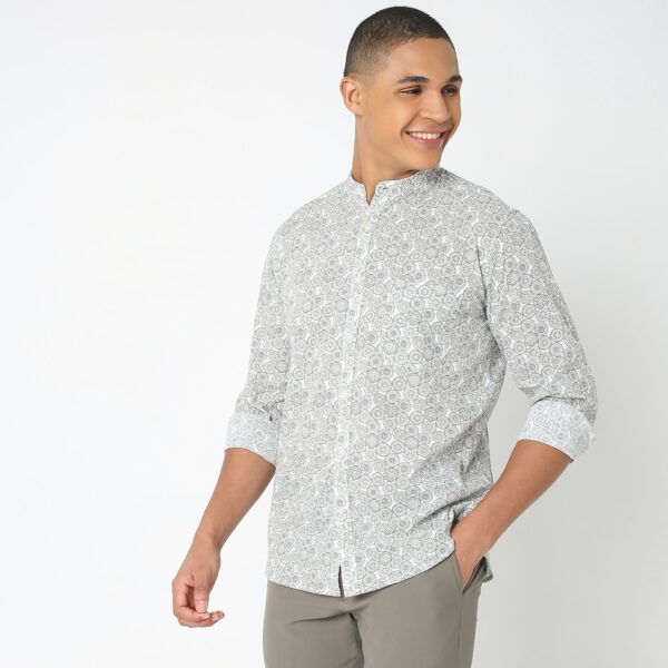 Regular Fit Printed Shirt - Image 5