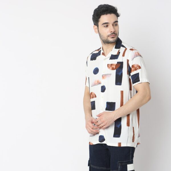 Regular Fit Printed Shirt - Image 35