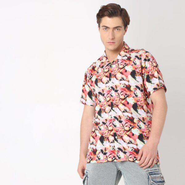 Regular Fit Printed Shirt - Image 2