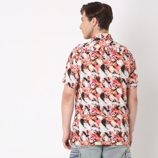 Regular Fit Printed Shirt - Image 3