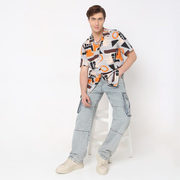 Regular Fit Printed Shirt - Image 6