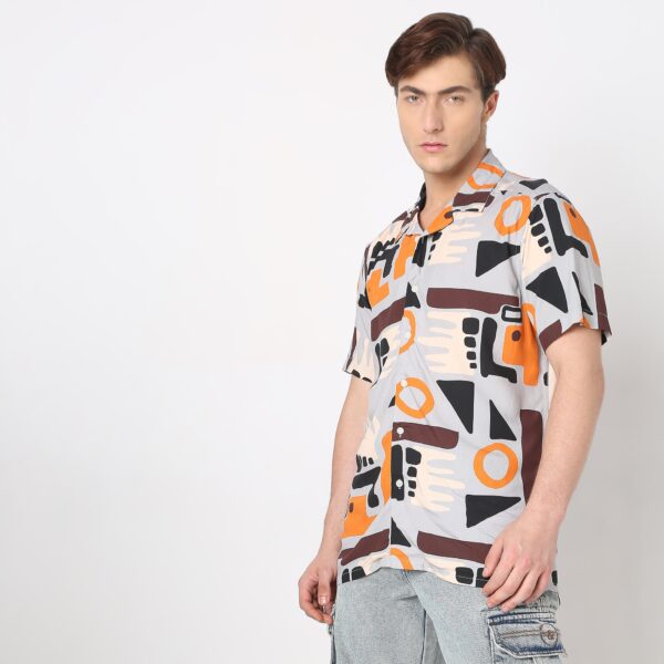 Regular Fit Printed Shirt - Image 7