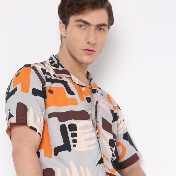 Regular Fit Printed Shirt - Image 9