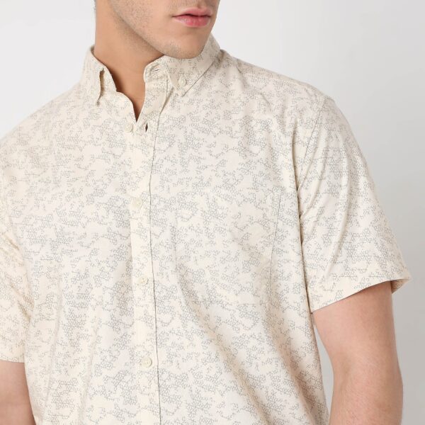 Regular Fit Printed Shirt - Image 4