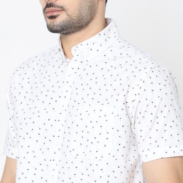 Regular Fit Printed Shirt - Image 4