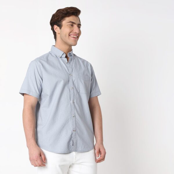 Regular Fit Printed Shirt - Image 2