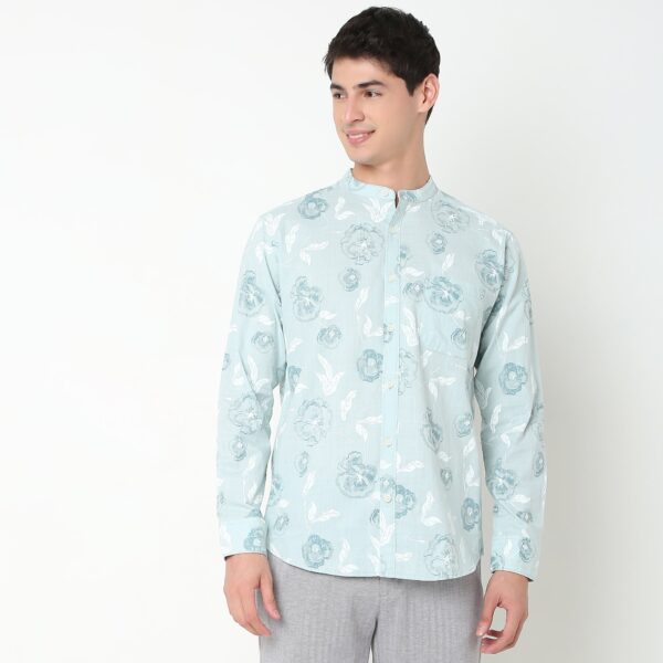 Regular Fit Printed Shirt - Image 2