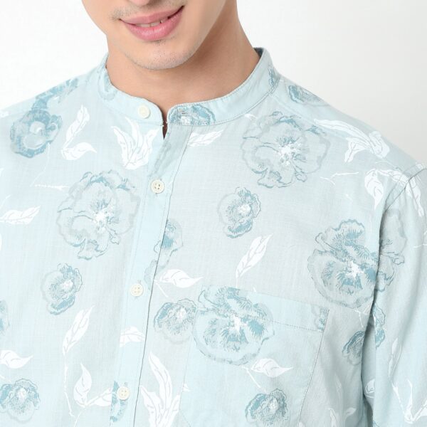 Regular Fit Printed Shirt - Image 4