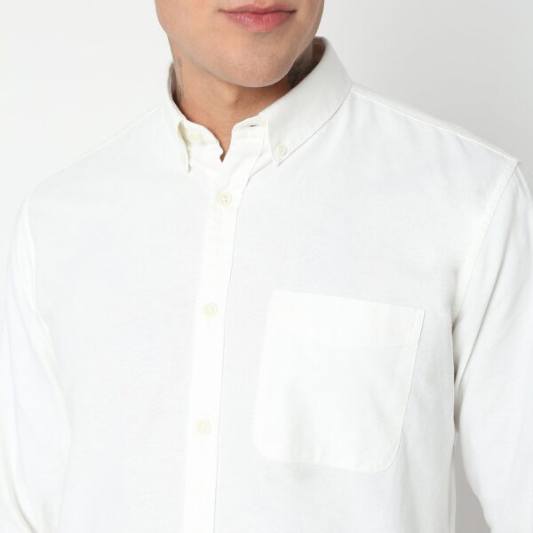 Slim Fit Solid Shirt - Image 29