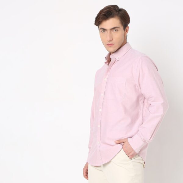 Slim Fit Solid Shirt - Image 12