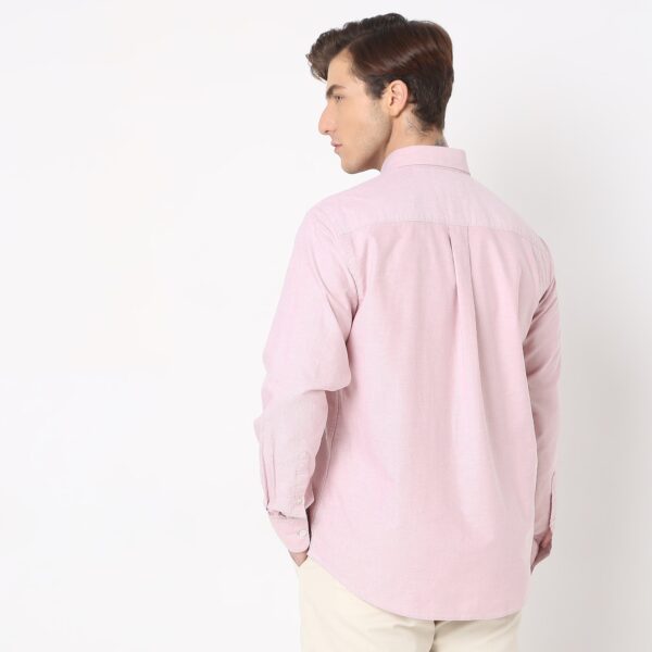 Slim Fit Solid Shirt - Image 13