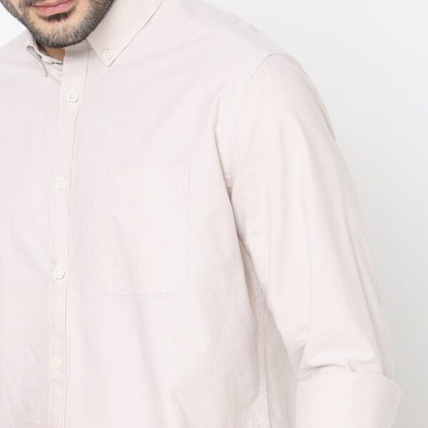 Slim Fit Solid Shirt - Image 19