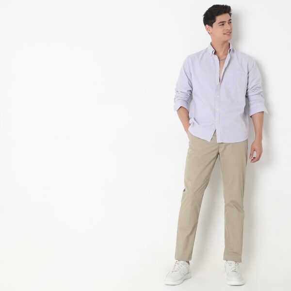 Slim Fit Solid Shirt - Image 21