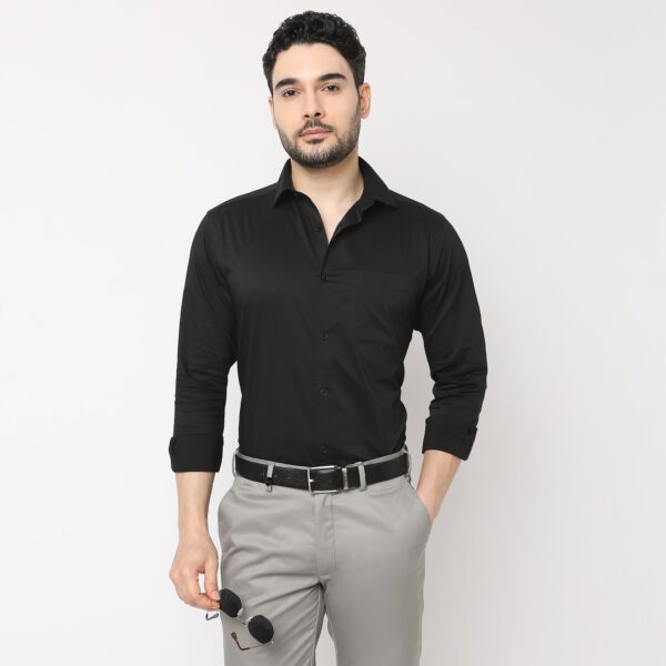 Cooltek™ Shirt - The Perfect Shirt - "Crease Free Tape Seamed Tailored Shirts” - Super Fine Cotton with E-Fast® Stretch - Regular Fit - Image 3