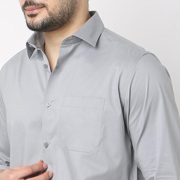 Cooltek™ Shirt - The Perfect Shirt - "Crease Free Tape Seamed Tailored Shirts” - Super Fine Cotton with E-Fast® Stretch - Regular Fit - Image 10