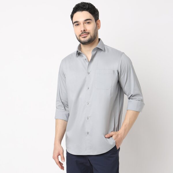 Cooltek™ Shirt - The Perfect Shirt - "Crease Free Tape Seamed Tailored Shirts” - Super Fine Cotton with E-Fast® Stretch - Regular Fit - Image 11