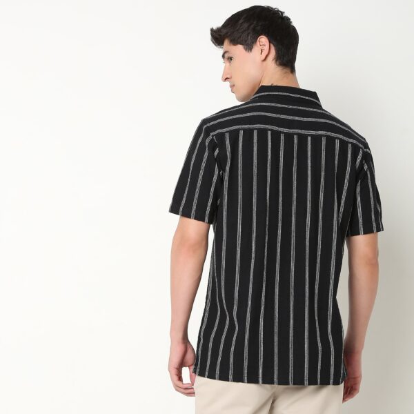 Regular Fit Striped Shirt - Image 3