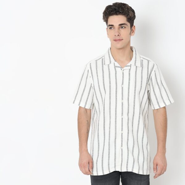 Regular Fit Striped Shirt - Image 7