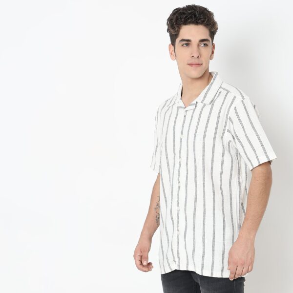 Regular Fit Striped Shirt - Image 10