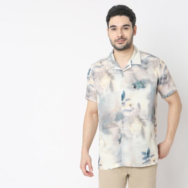 Retreat™ Shirt - 100% Premium Rayon - Modern Print - Regular Fit - Image 2