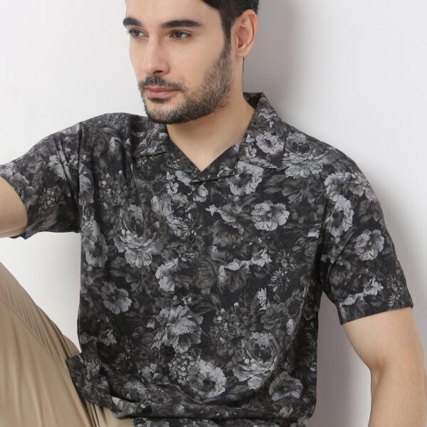 Retreat Shirts - 100% Rayón Regular Fit Printed Cuban Collar Shirt - Image 14