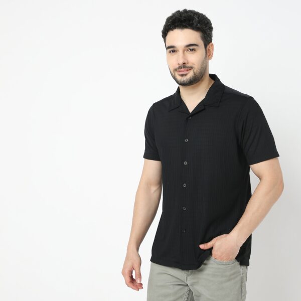 BAE Shirt™ - Luxury Blend of Super Soft Nylon & E-fast® Stretch - Micro Dobby Structure - Cuban Collar - Slim Fit Shirt - Image 20