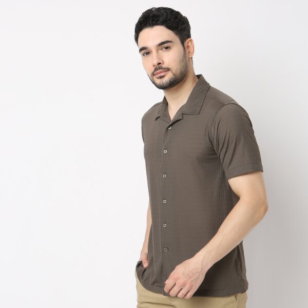 BAE Shirt™ - Luxury Blend of Super Soft Nylon & E-fast® Stretch - Micro Dobby Structure - Cuban Collar - Slim Fit Shirt - Image 15