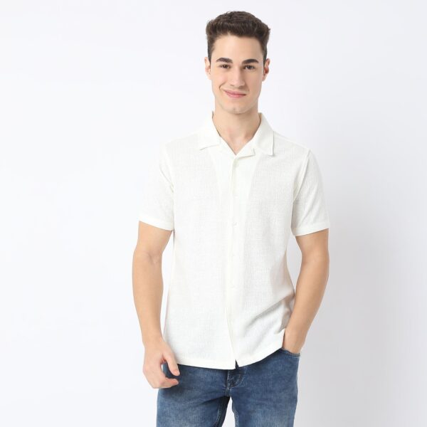 BAE™ Shirts with Blend of Luxury Lyocell - Cuban Collar - Regular Fit - Image 7