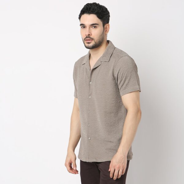 BAE Shirt™ - Luxury Blend of Super Soft Nylon & E-fast® Stretch - Micro Dobby Structure - Cuban Collar - Slim Fit Shirt - Image 20