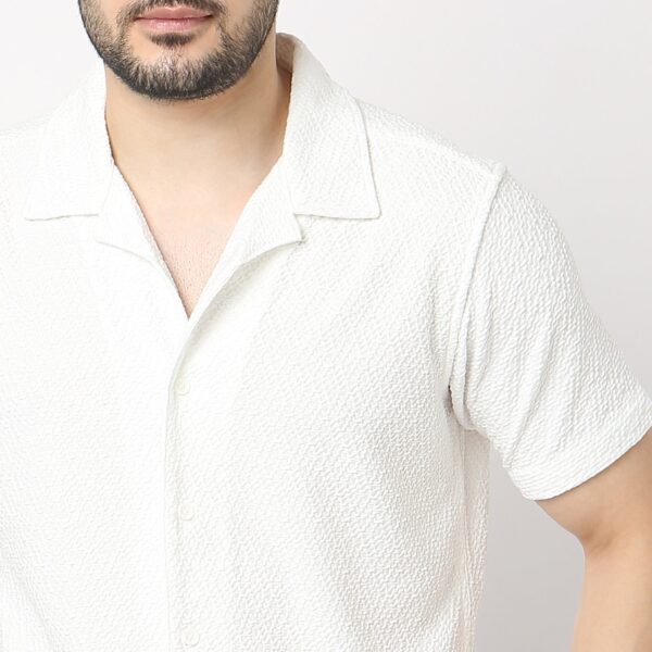 BAE Shirt™ - Luxury Blend of Super Soft Nylon & E-fast® Stretch - Diamond Structure - Cuban Collar - Slim Fit Shirt - Image 14