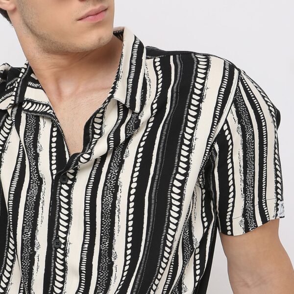 Retreat™ Shirts - 100% Rayon Regular Fit Printed Cuban Collar Shirt - Image 19