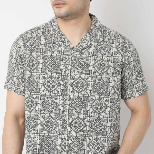 Retreat™ Shirts - 100% Premium Rayon Regular Fit Printed Cuban Collar Shirt - Image 19