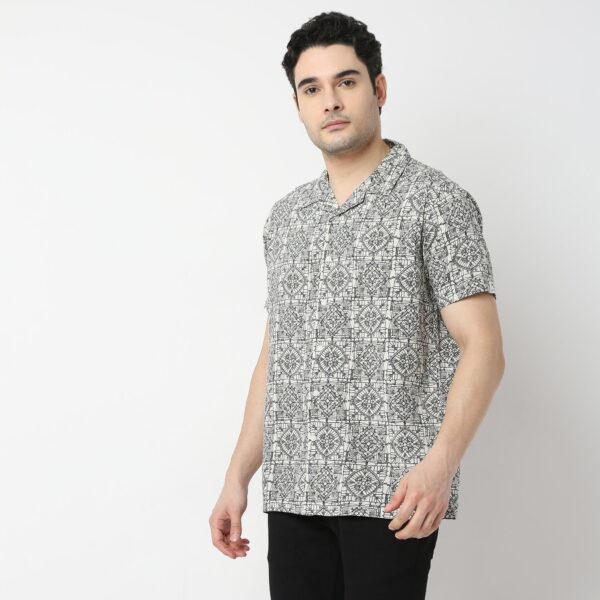 Retreat™ Shirts - 100% Premium Rayon Regular Fit Printed Cuban Collar Shirt - Image 20