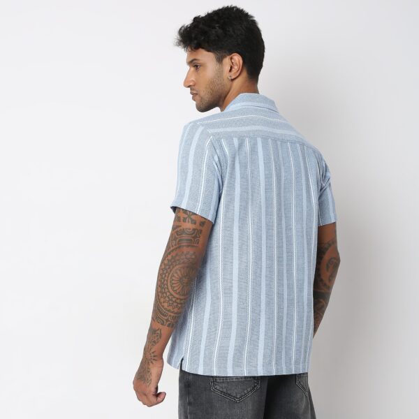 Regular Fit Striped Shirt - Image 3