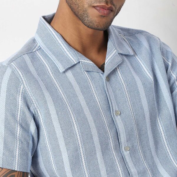 Regular Fit Striped Shirt - Image 4