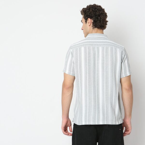 Regular Fit Striped Shirt - Image 3